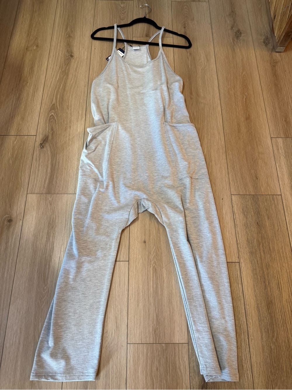 Smash + Tess Light Gray Sleeveless Jumpsuit